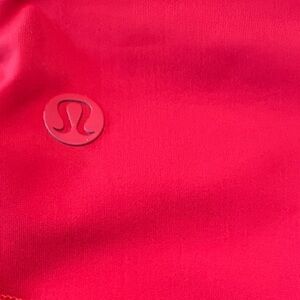 lululemon athletica Bold Red Ribbed Leggings